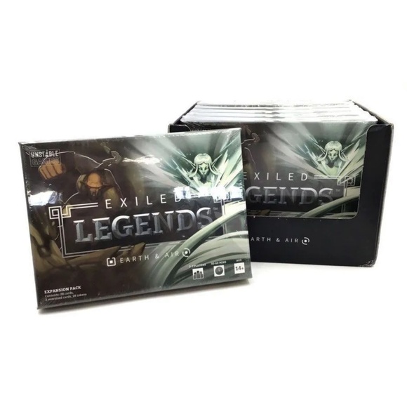 New Exiled Legends Card Game Strategy 2-5 Players 70 cards 30-60 mins 14+ Sealed - Picture 1 of 2